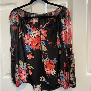 INC sheer blouse. Size small. Floral.